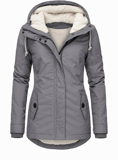 Sherpa Lined Hooded Parka Jacket