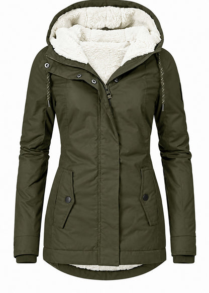 Sherpa Lined Hooded Parka Jacket