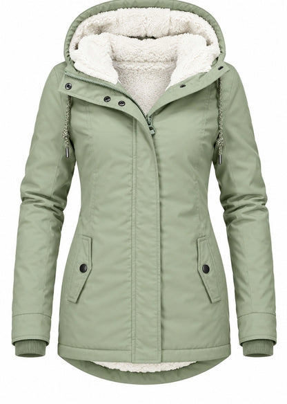Sherpa Lined Hooded Parka Jacket