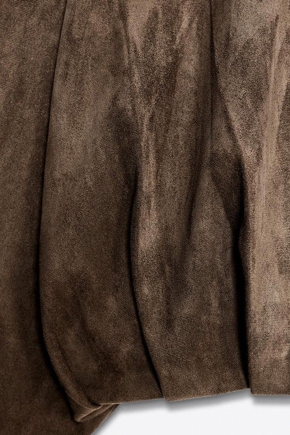 Suede Oversized Long Sleeve Jacket