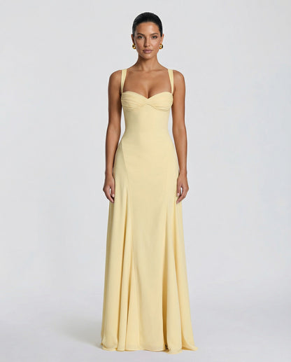 Sweetheart Bustier Maxi Dress