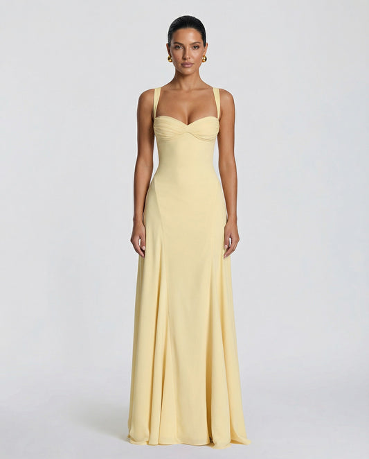 Sweetheart Bustier Maxi Dress