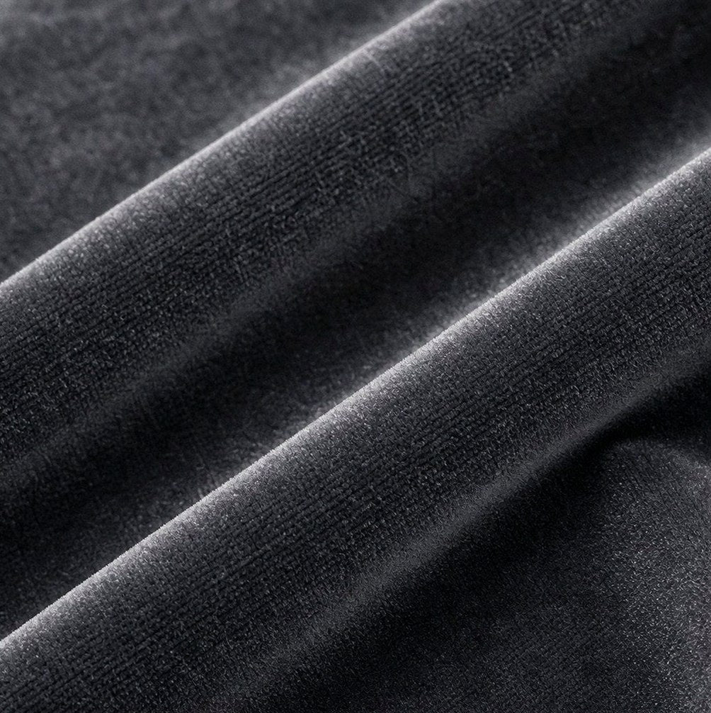 Velvet Pleated Wide Leg Pants