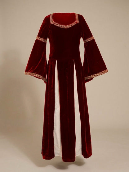 Velvet Square Neck Long Sleeve Maxi Dress